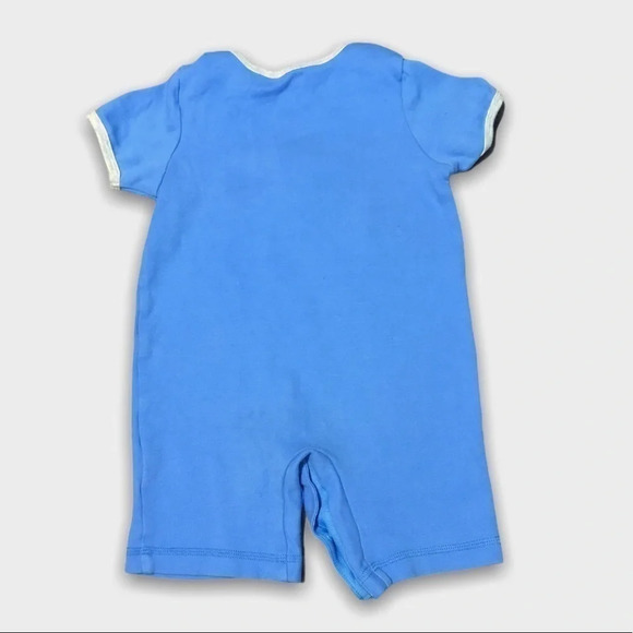 4/$20🥳 Disney Micky Mouse Blue Cotton  Romper - Picture 3 of 4